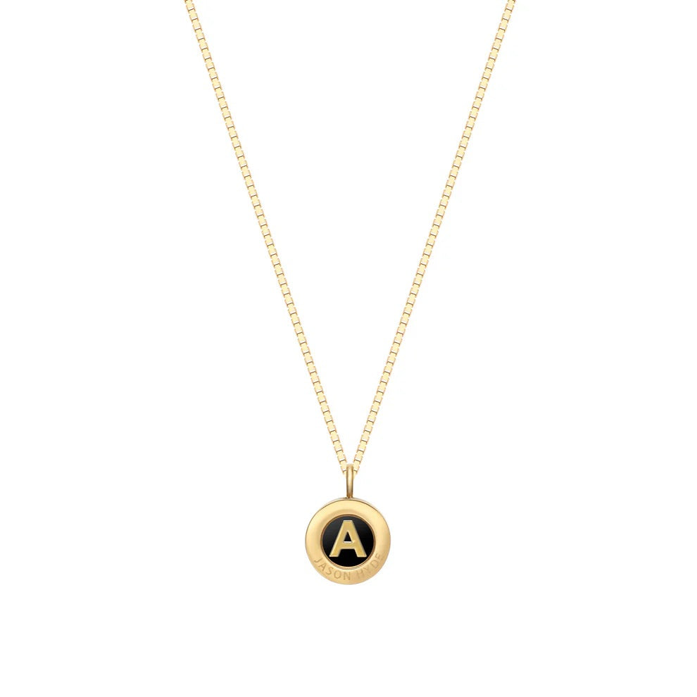 OCEAN BLACK CHIP NECKLACE