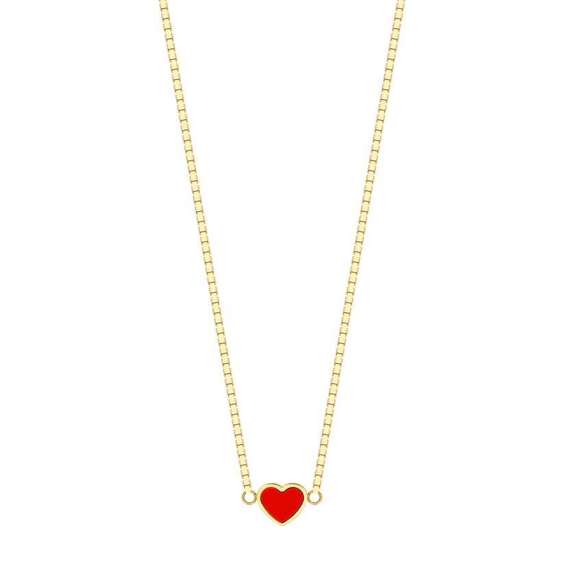 AMARE RED CHIP NECKLACE