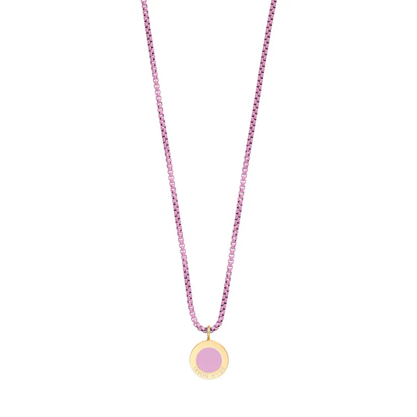 OCEAN FONDANT PINK CHAIN FONDANT PINK CHIP NECKLACE