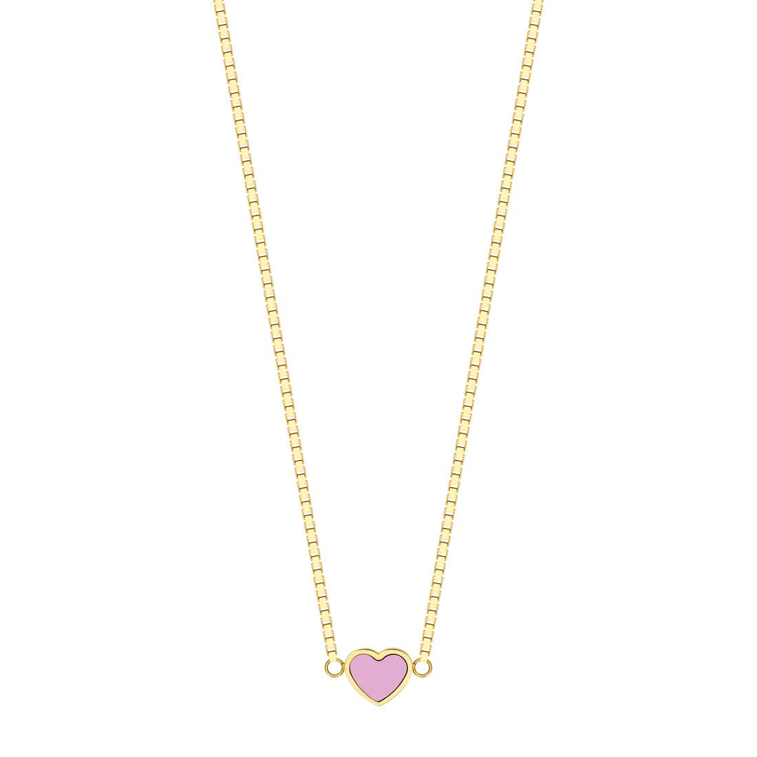 AMARE FONDANT PINK CHIP NECKLACE