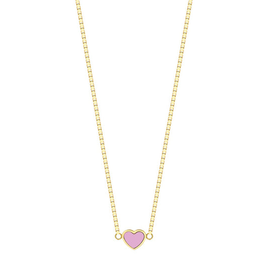 AMARE FONDANT PINK CHIP NECKLACE