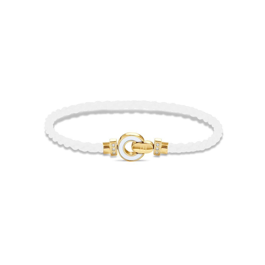 NEREIDA CORD WITH ZIRCONIA WHITE