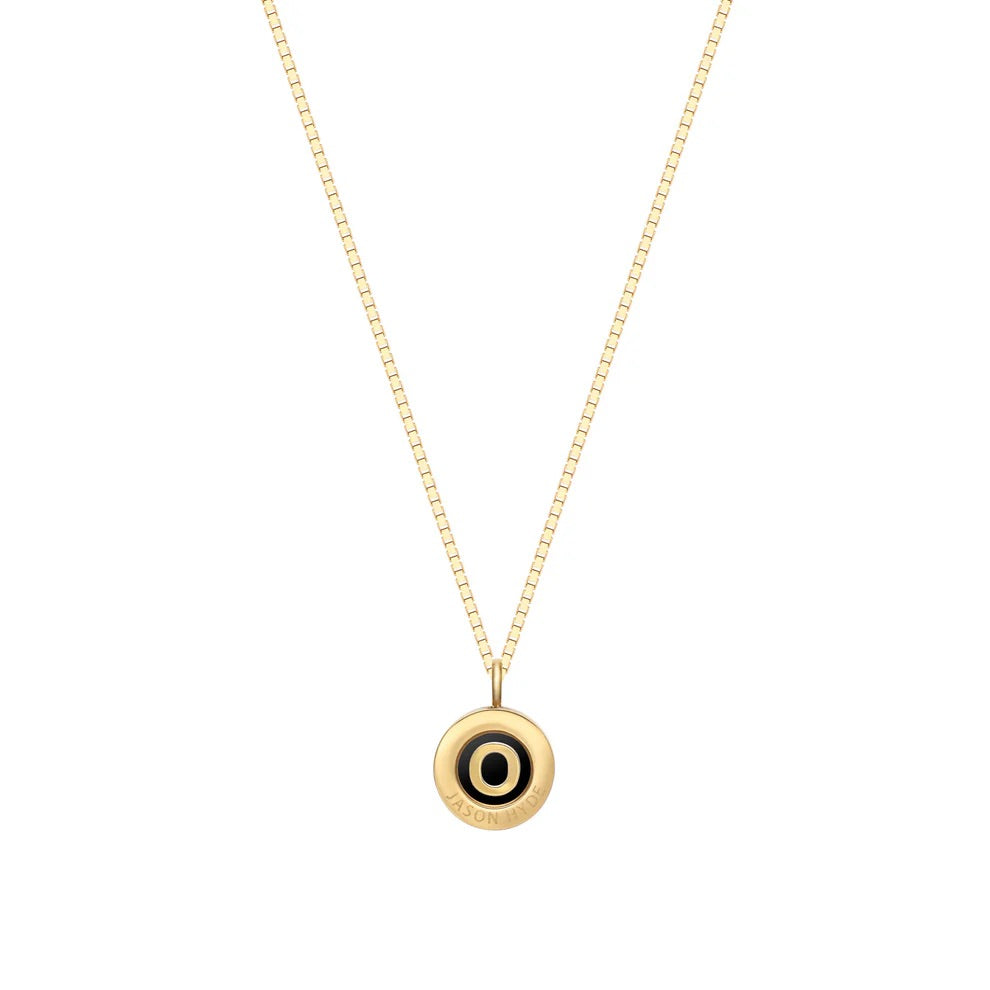 OCEAN BLACK CHIP NECKLACE