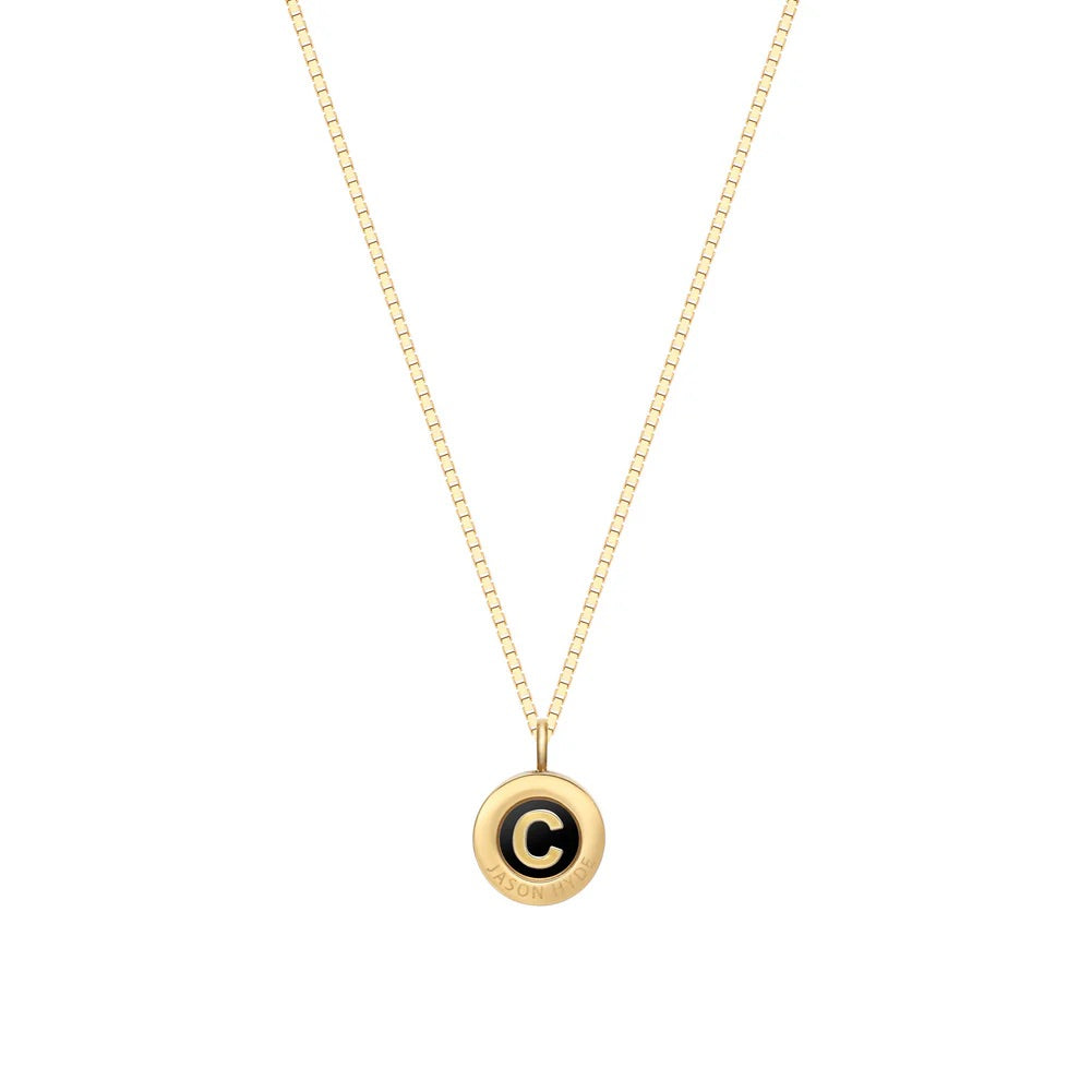 OCEAN BLACK CHIP NECKLACE