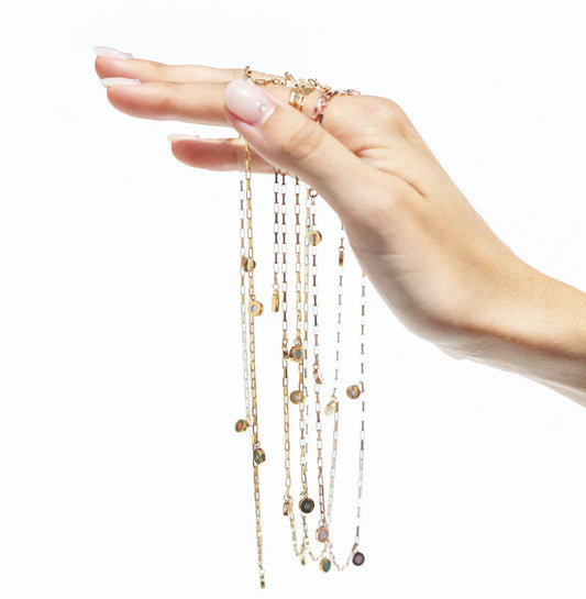 NEW WAVE HANGING 5 CHIPS TURQUOISE BRACELET