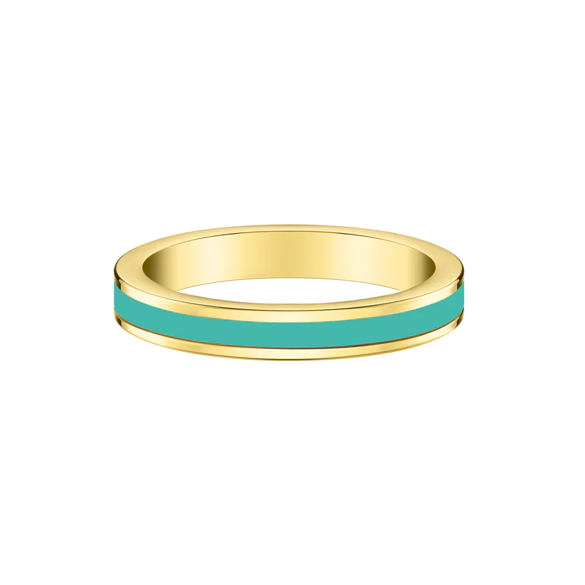WEWA SINGLE TURQUOISE CHIP RING