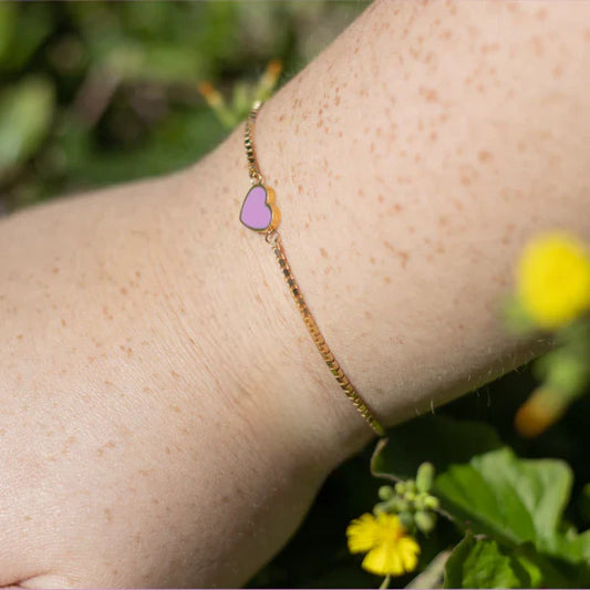 AMARE FONDANT PINK CHIP BRACELET