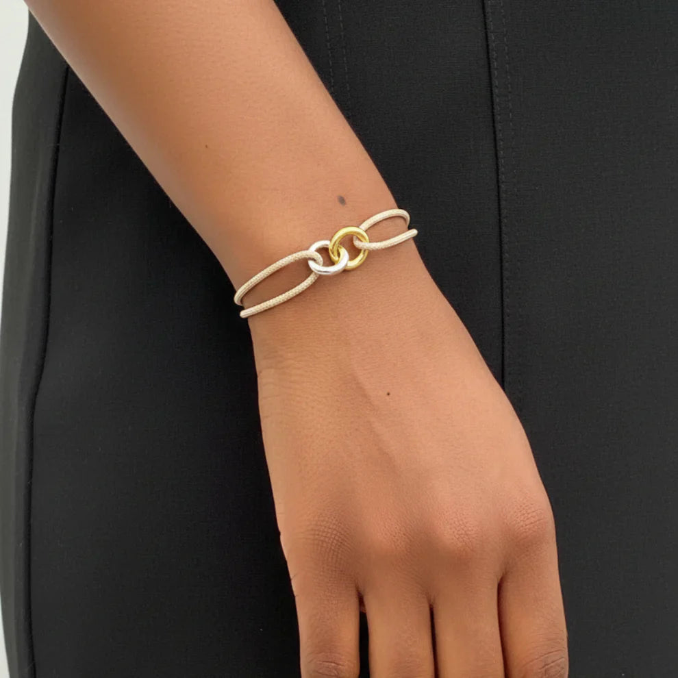 BRACELET SAYNA BEIGE CORD