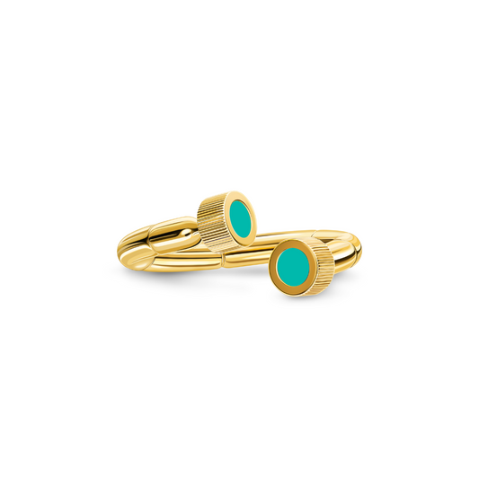 SEACAP TURQUOISE / TURQUOISE CHIPS RING