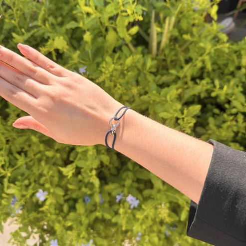 BRACELET SAYNA NAVY CORD