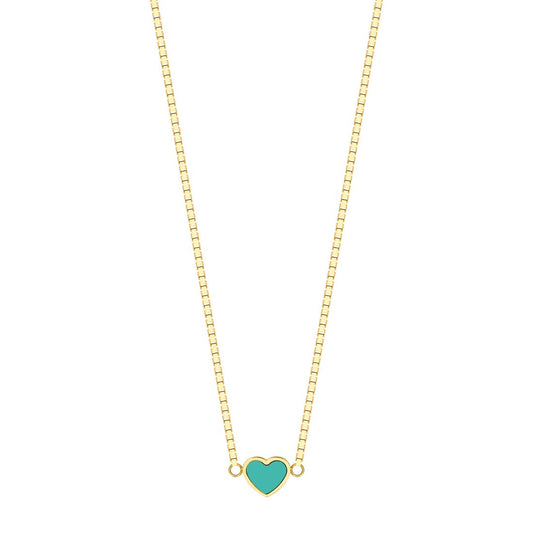 AMARE TURQUOISE CHIP NECKLACE
