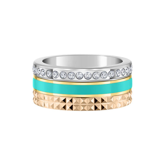 WEWA TUBE TURQUOISE CHIP WITH ZIRCONIA RING