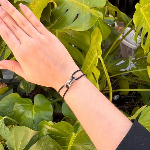 BRACELET SAYNA BLACK CORD