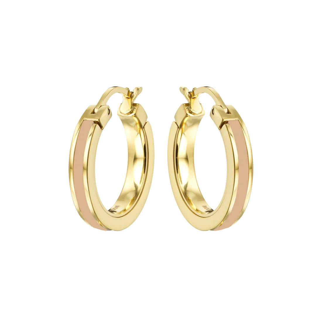 WEWA SINGLE BEIGE HOOPS