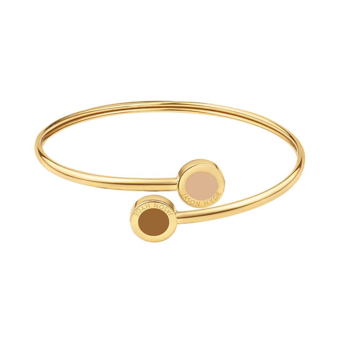 OCEAN BEIGE AND NUTSHELL BANGLE