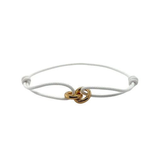 BRACELET SAYNA WHITE CORD