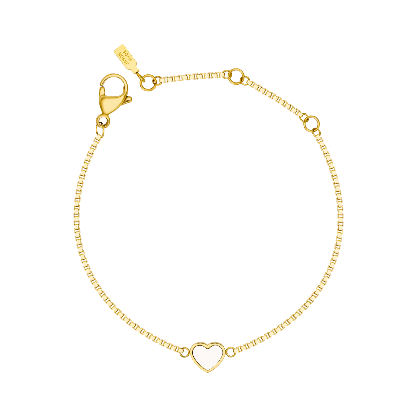 AMARE WHITE CHIP BRACELET SILVER