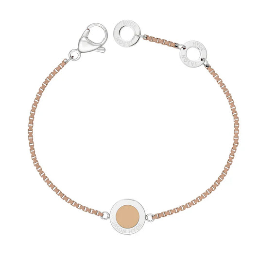 OCEAN BEIGE CHAIN BEIGE CHIP BRACELET
