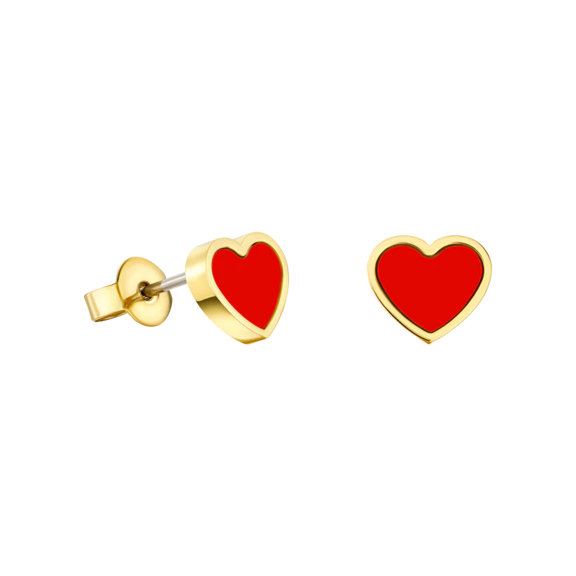 AMARE RED CHIP EARRINGS