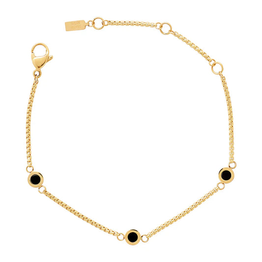NEW WAVE BLACK 3 CHIP BRACELET
