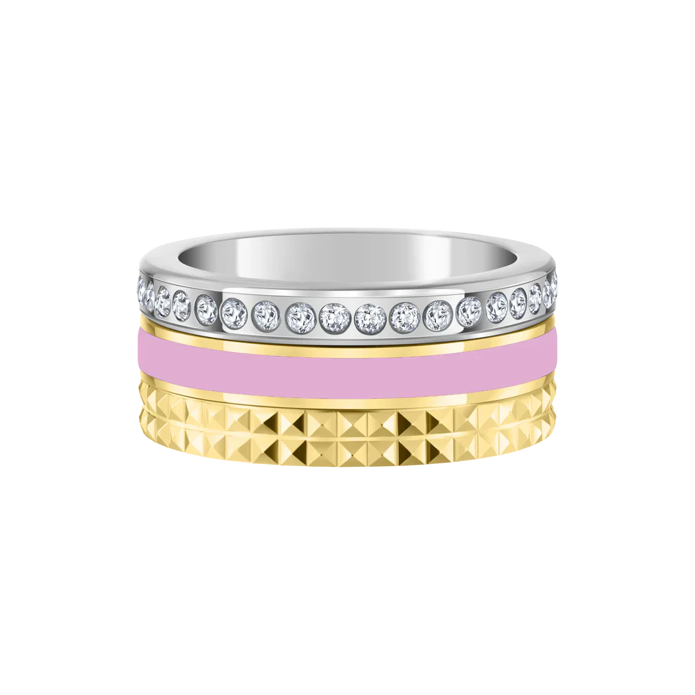 WEWA TUBE FONDANT PINK CHIP WITH ZIRCONIA RING