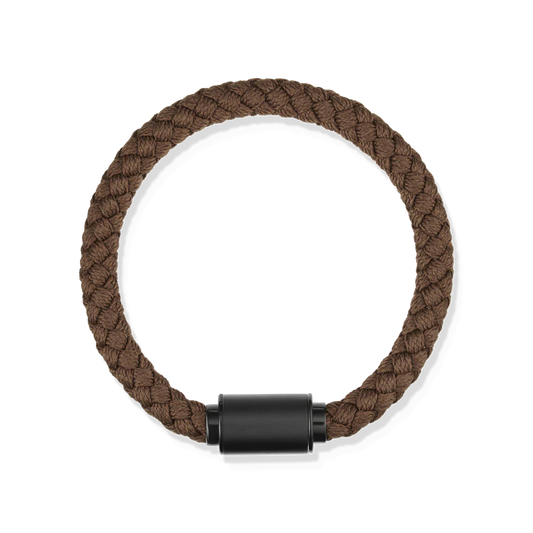 CORD THALASSA BROWN CHAIN BLACK CHIP