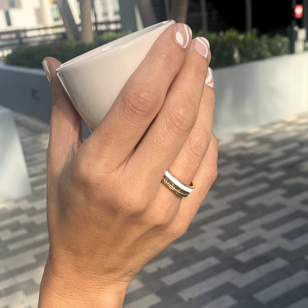 WEWA SINGLE WHITE RING