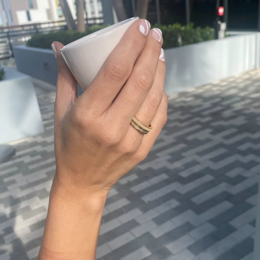 WEWA SINGLE BEIGE RING