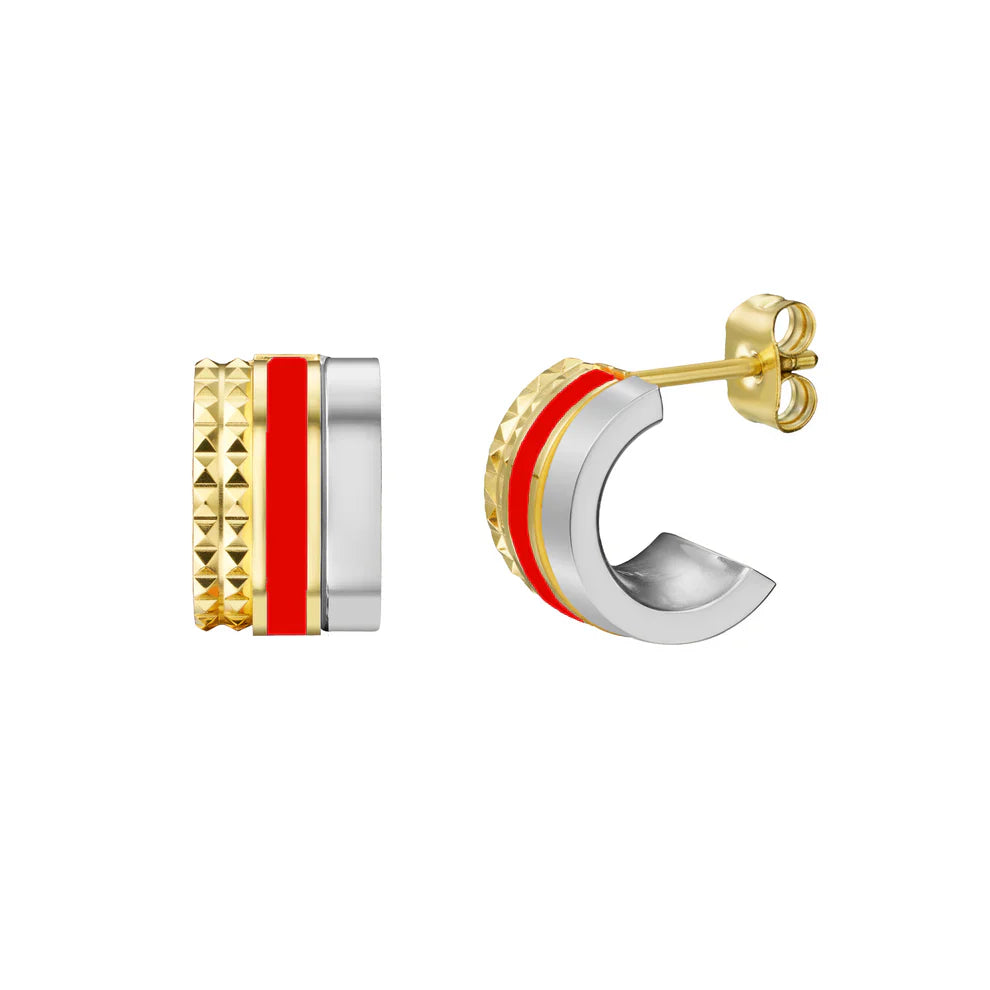 WEWA TUBE RED HOOPS GOLD